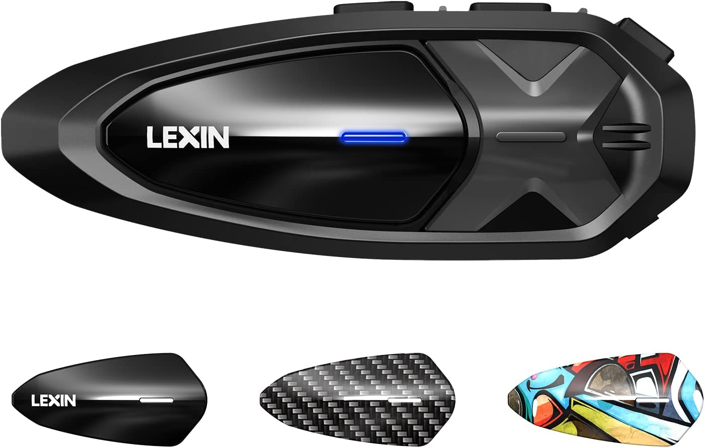 LEXIN GTX Intercomunicador Moto Bluetooth, Sistema Comunicación Casco 10 Vías para Motocicleta, Manos Libres Moto con Compartir Música, Auriculares con Audio Multitarea para Moto/ATV/Bicicleta - OfertasMoto.es