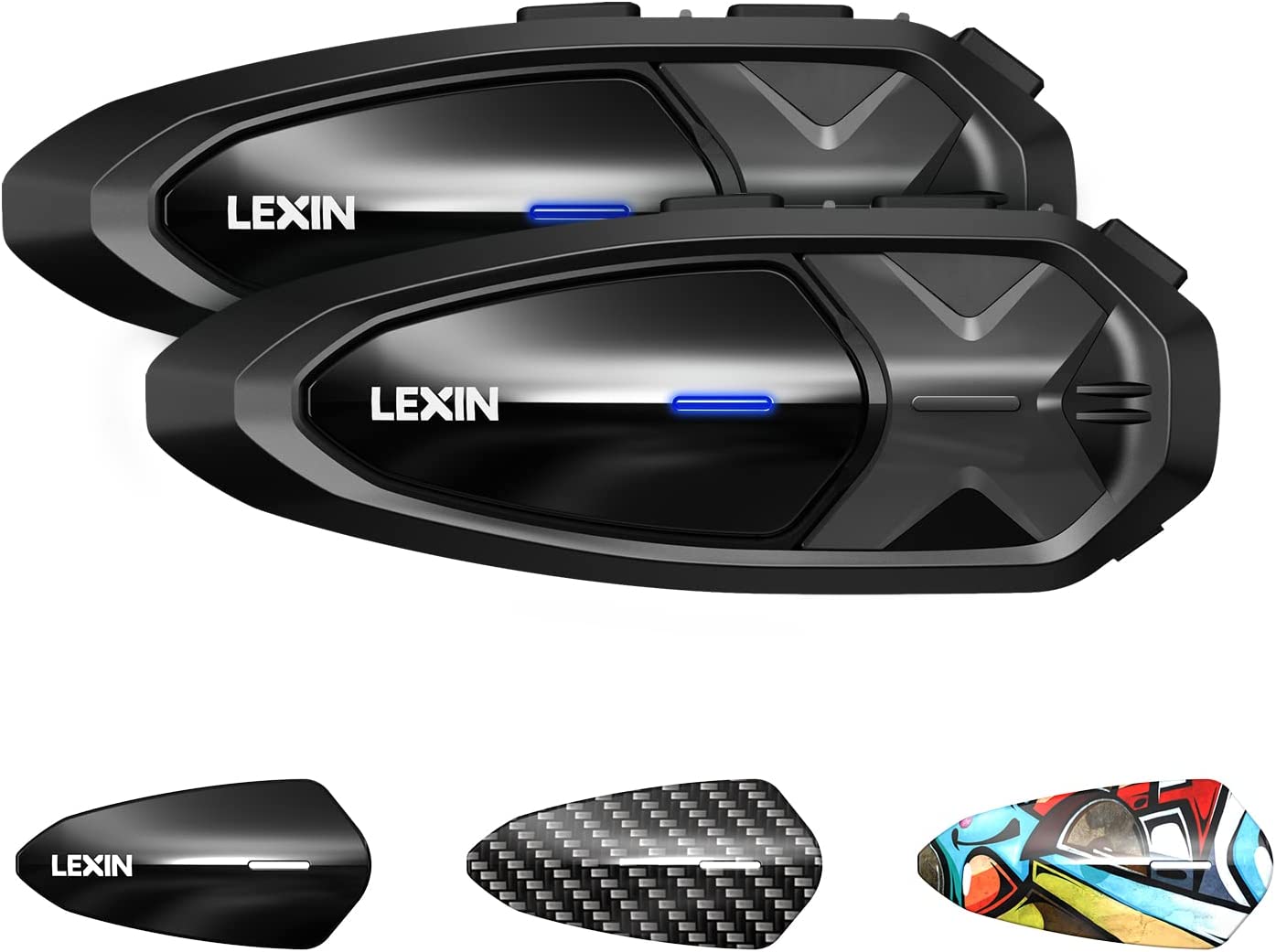 LEXIN 2X GTX Intercomunicador Moto Sistema Comunicación Casco de 10 Vías Motocicleta, Manos Moto con Compartir Música, Auriculares con Audio Multitarea para Moto/ATV/Bicicleta - OfertasMoto.es