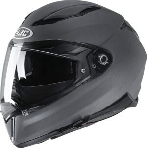 HJC F70 Casco de Moto, Hombre, Gris, X-Small