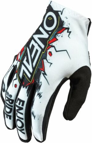 Oneal Matrix Glove Villain White Protecciones MX Motocross