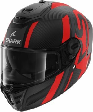 Shark, Casco Moto Integral SPARTAN RS CARBON SHAWN Black/Red DAR, XL