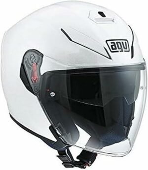 AGV 1131A4G0 K-5 Jet Solid Casco Moto Jet, Blanco Perla, ML