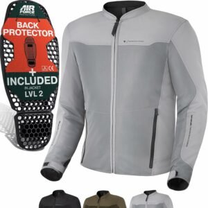 SHIMA Openair Chaqueta Moto Hombre AirForce Protector Espalda Cazadora Motociclista Chaquetas Protecciones Ventilado