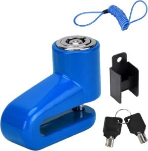 Candado Moto Seguridad Robo,Candado de Freno de Disco,Antirrobo Disco Freno para Bicicleta,Candado Disco Moto Accesorios,Candado de Freno de Disco,Candado para Disco de Freno de Motocicleta