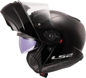 LS2, Casco Moto Modular Strobe II Matt Black, XXL