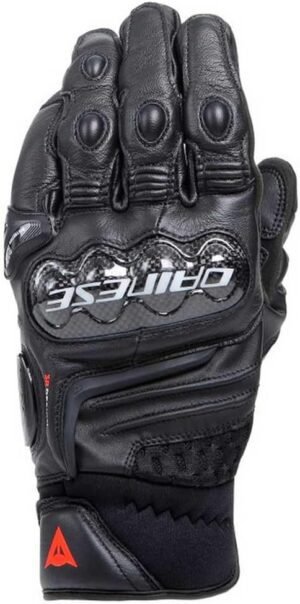 Dainese Herren Carbon 4 Short Gloves Kurze Motorradhandschuhe aus Leder, mit Knöchelprotektoren aus Carbon