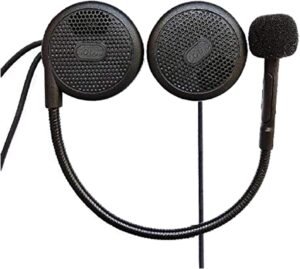 QSPORTPEAK L1M Casco de Motocicleta Auricular Bluetooth Auricular Impermeable Intercomunicador Interfono Micrófono Incorporado, Equipo de comunicación para Montar en Moto