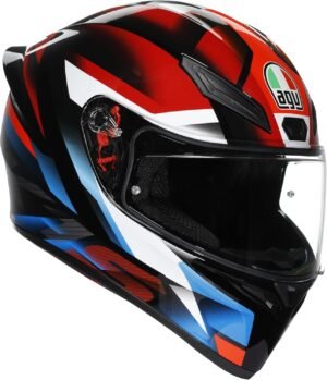 AGV K1 S Casco de motocicleta Fastlap negro azul rojo
