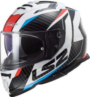 LS2, Casco de moto integral STORM II RACER Rojo Azul, S
