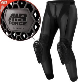 SHIMA Bandit 2.0 Chaqueta Pantalon Moto Hombre AirForce Protector Espalda Cuero Traje de Moto Motociclista Chaquetas