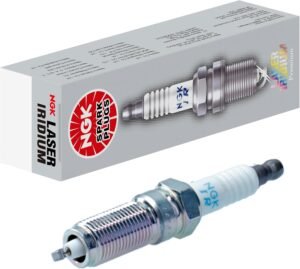 NGK Bujía de encendido 94769 Electro central Iridio Electrodo de masa supresión de interferencias 5 kOhm con asiento de estanqueidad esférico Conexión SAE fija Ancho de llave: 16 mm Long. de rosca: