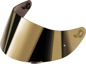 AGV - Visera para Casco de Moto AGV, Compatible con el Casco K5 S/K3 SV/K1 S, Iridium Gold, XS-S-MS-M (K5 S/K3 SV/K1 S)