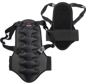 Protector de espalda con hebilla para motocicleta, protector de espalda de EVA, protector de espalda de moto, protector de espalda para motocross y esquí